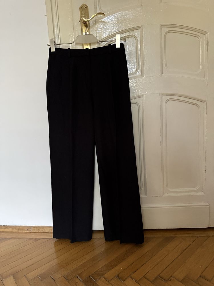 Pantaloni largi din in si bumbac