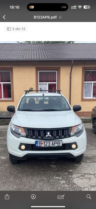 Mitsubishi L200 Unic Proprietar 120.000km 07.2019 Istoric Completat Fără Accident