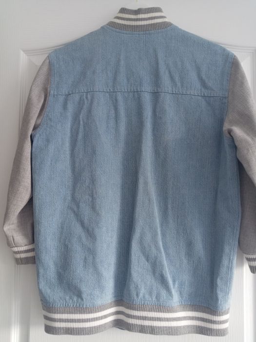 Памучно яке с дънков ефект