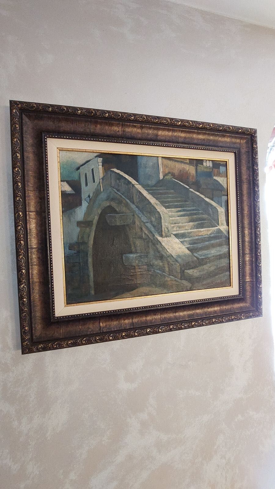 Картина масло,сюжет-мост в Париж ,худ. Константин Коровин(1861-1939)