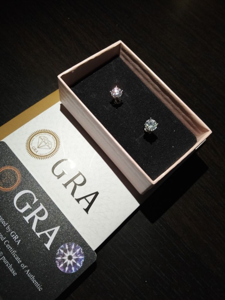Cerceii "Eternity" – Moissanite 1CT VVS1 în Argint S925