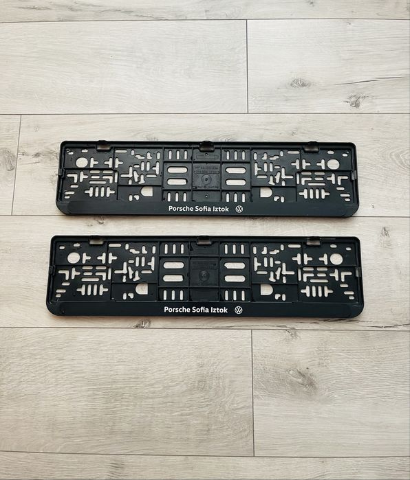 Оригинални немски подложки за номера за Mercedes/Porsche