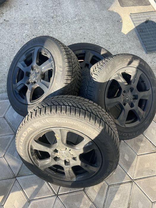 Vandute Jante audi 5x112 + cauciucuri iarna 225 55 16