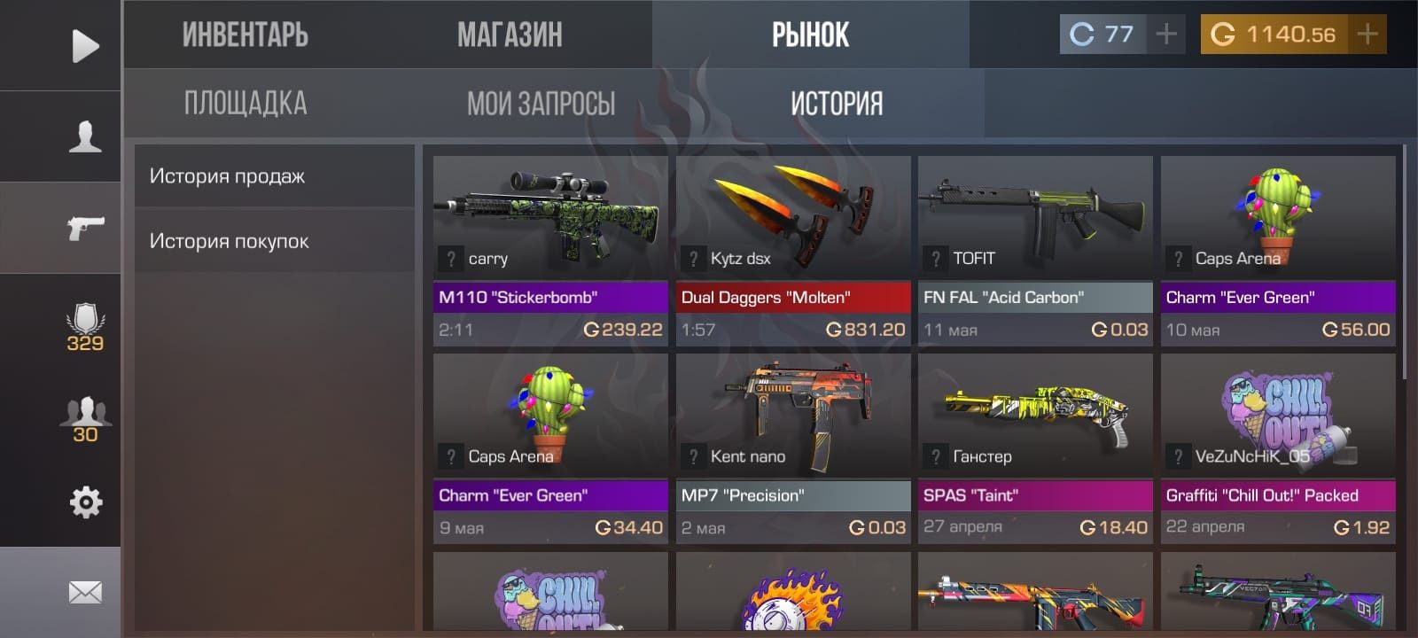 Аккакнт Standoff 2. Продам по фасту.