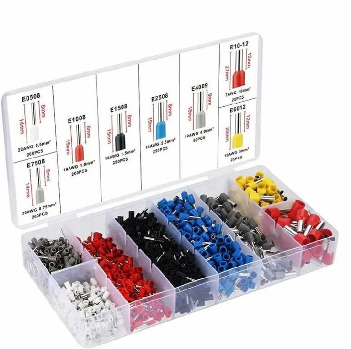 CLESTE pentru sertizat FERULE cu autoreglare + 1200 pini terminali