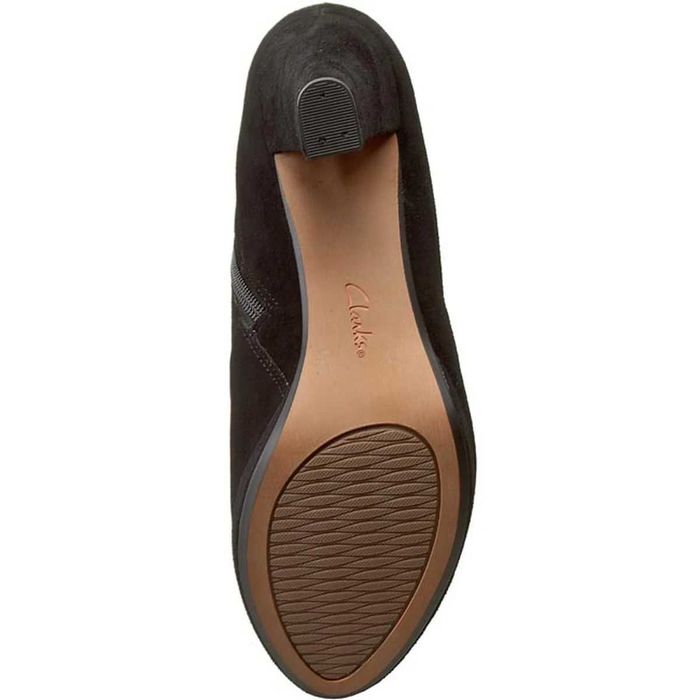 CLARKS № 35/36 – Дамски черни боти от ест велур "CLARKS ARTISAN" нови