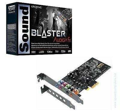 Звукова карта Creative Sound Blaster Audigy Fx 5.1 PCIe + Гаранция