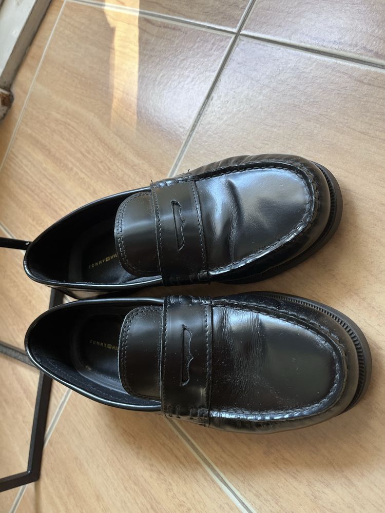 Дамски Кожени мокасини Tommy Hilfiger TOMMY ESSENTIAL MOCCASSIN