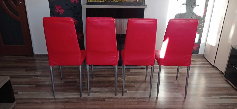 Scaune Bucatarie Rosi 4 bucatii
