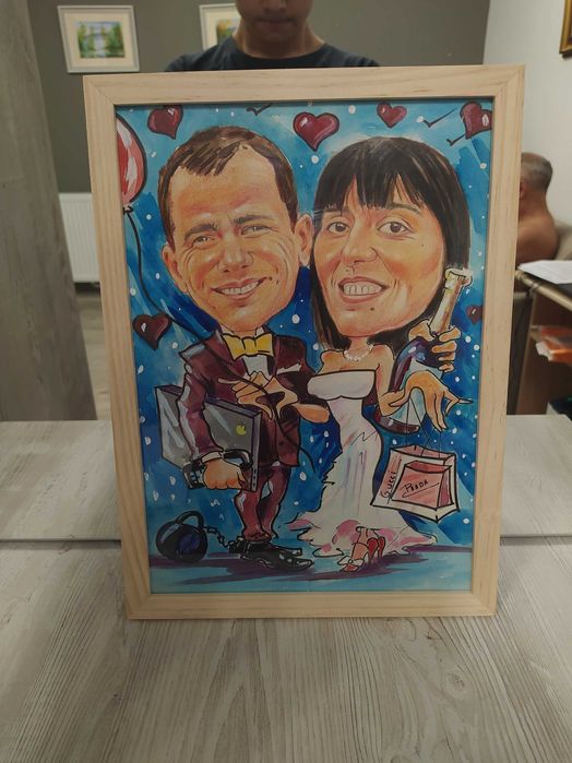 Caricaturi manuale la comanda