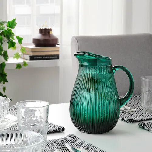 Стъклена Ваза/Кана за цветя или вода