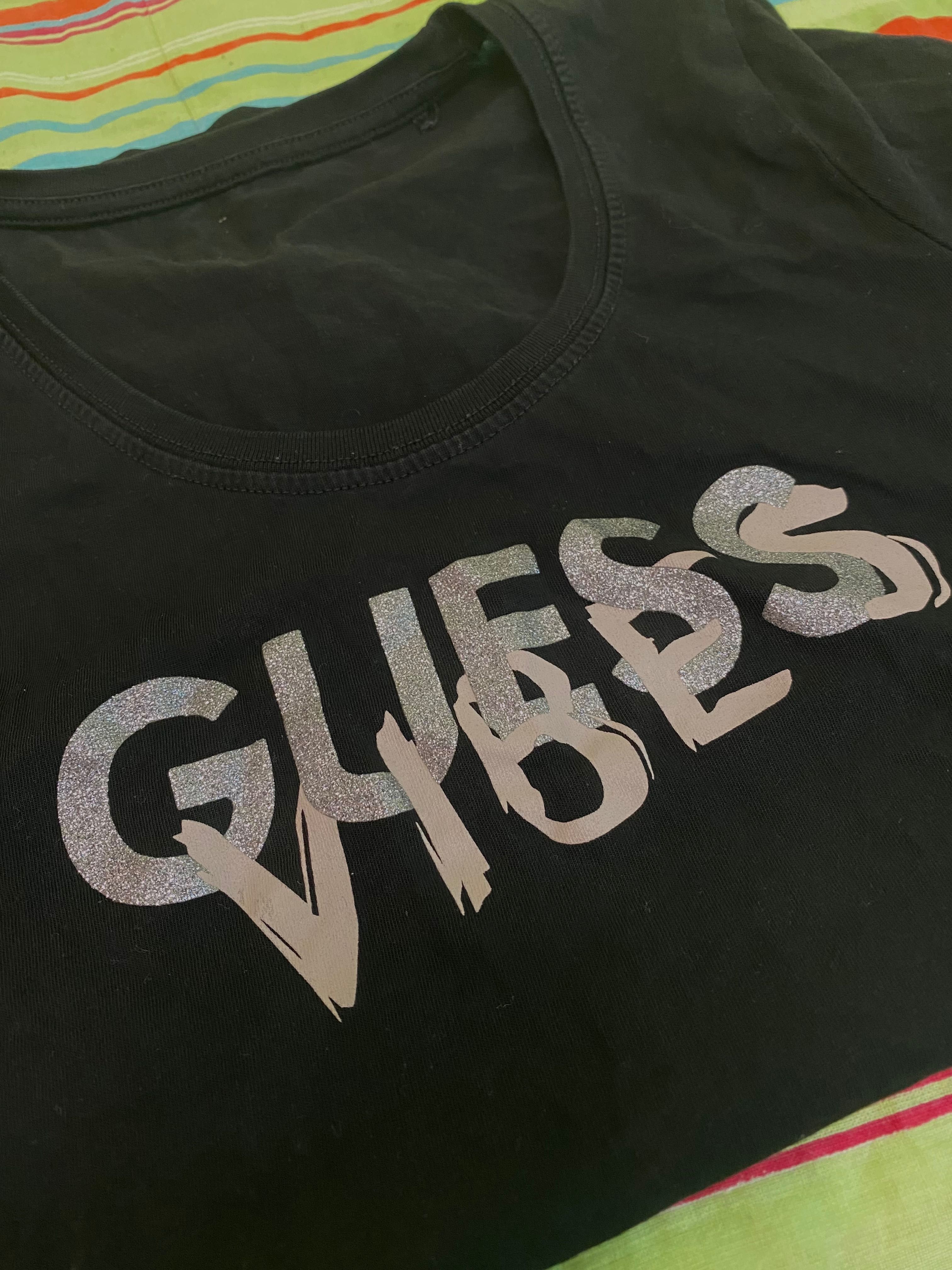 Черна Тениска Guess