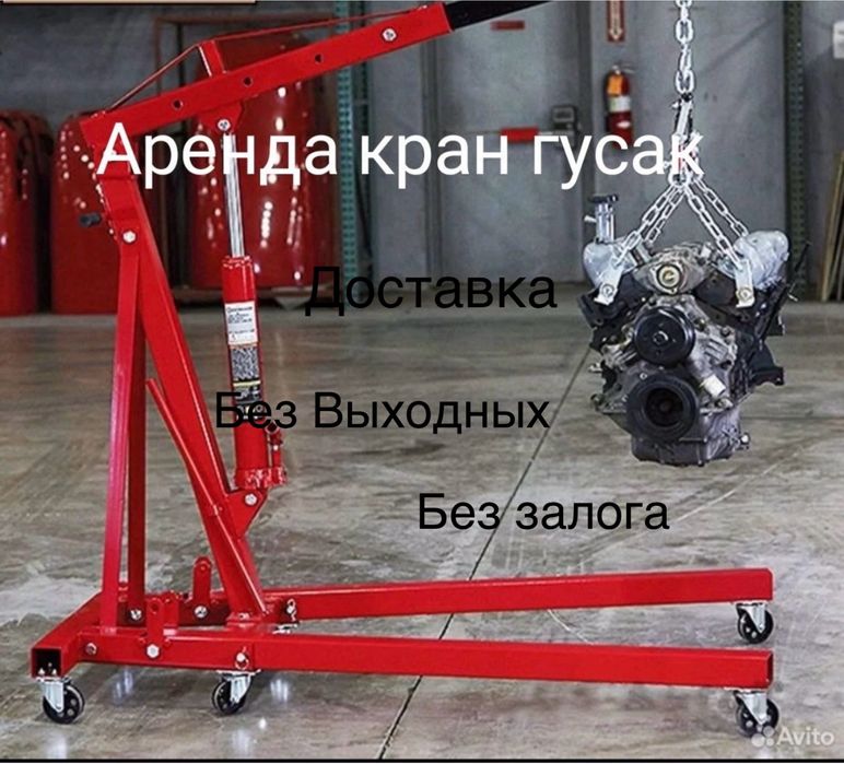 Аренда Кран для двиготеля  Гусак Аренда инструментов