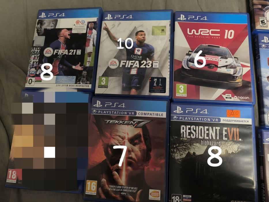 Продам или обменяю игры на ps4