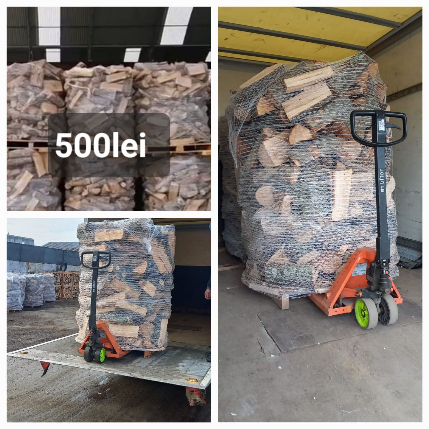 Lemne de foc, carbuni, brichete, peleti, depozit arad gai