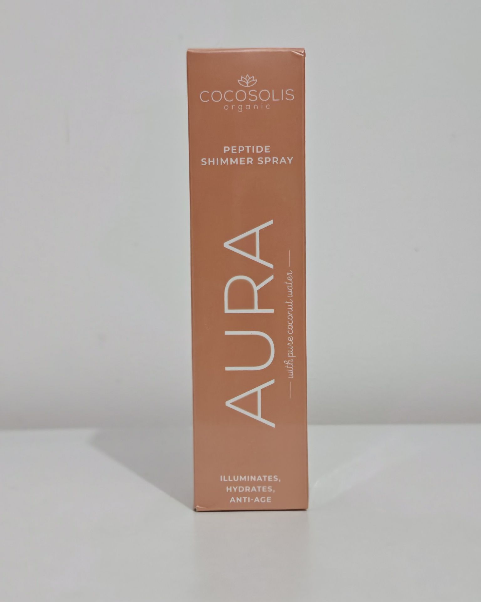 Cocosolis organic AURA Peptide Shimmer Spray