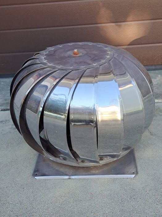 Capac rotativ coș de fum inox