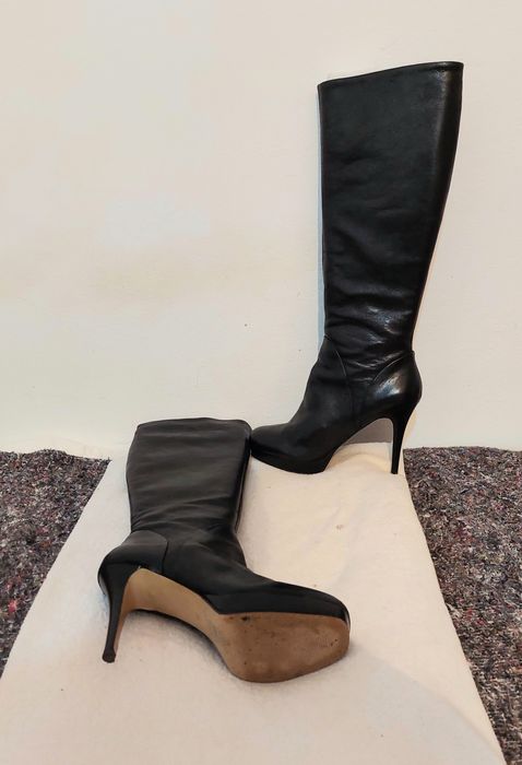 Cizme de piele Nine West