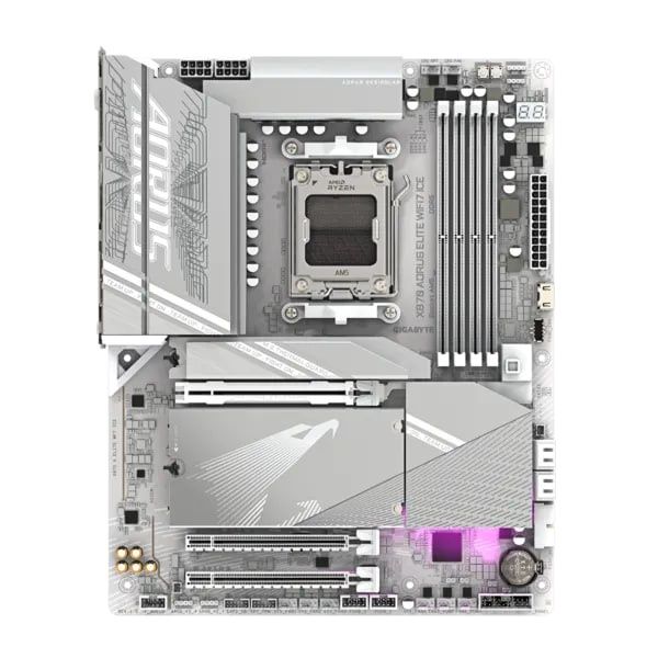 Новая Материнская плата GIGABYTE X870 AORUS ELITE WIFI7 ICE. Сокет AM5