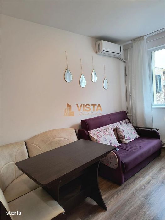 Garsoniera mobilata, utilata complet, in Tractorul