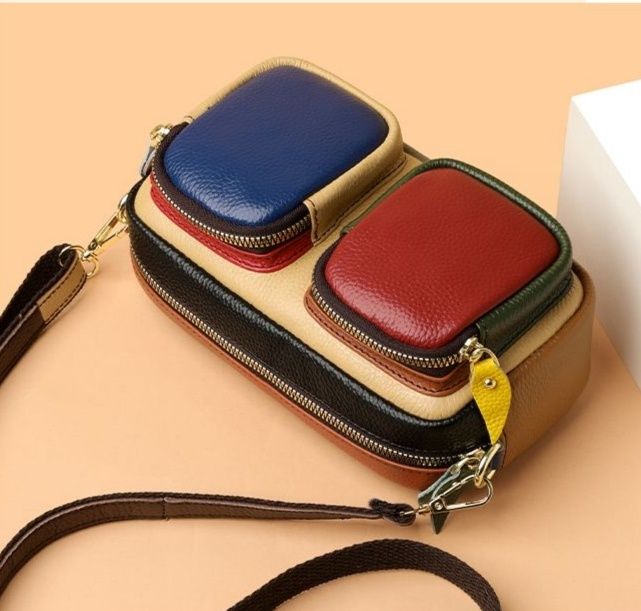 Женская сумка из 100% натуральной кожи быка прикольная женский сумочка