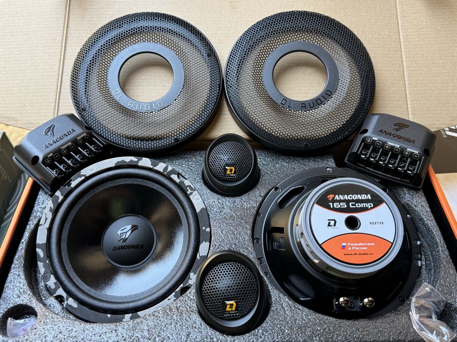 2-компонентные колонки Dl Audio Anaconda 165 comp(midbass)(hertz,jbl)