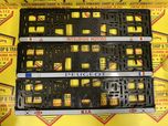 Set 2 suporti numar numere inmatriculare Kia Mitsubishi MOTORS Peugeot