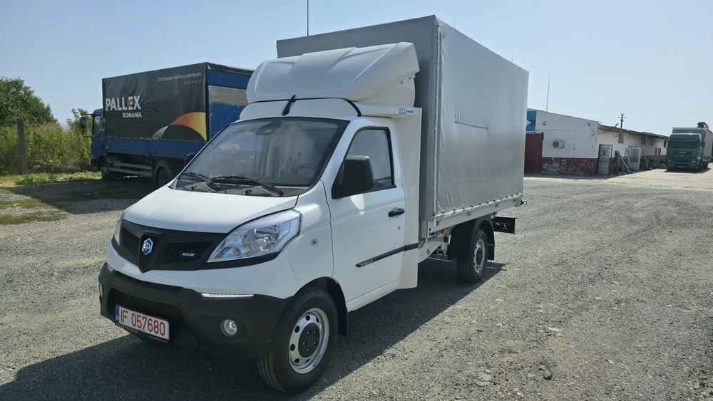 Piaggio NP6 Platforma obloane cu prelata Piaggio NP6 Platforma cu obloane din aluminiu si prelata MMTA 2400 kg