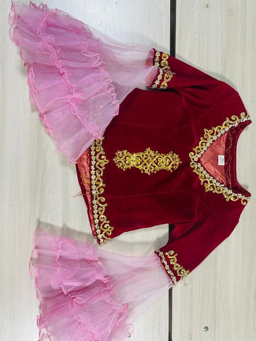 Қазақша көйлек 2 в 1 үсті 2 түрлі болып ауыса береді