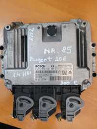 Calculator motor ECU, cod 9657699480, 0281012523, Peugeot 206, 1.4 HDI