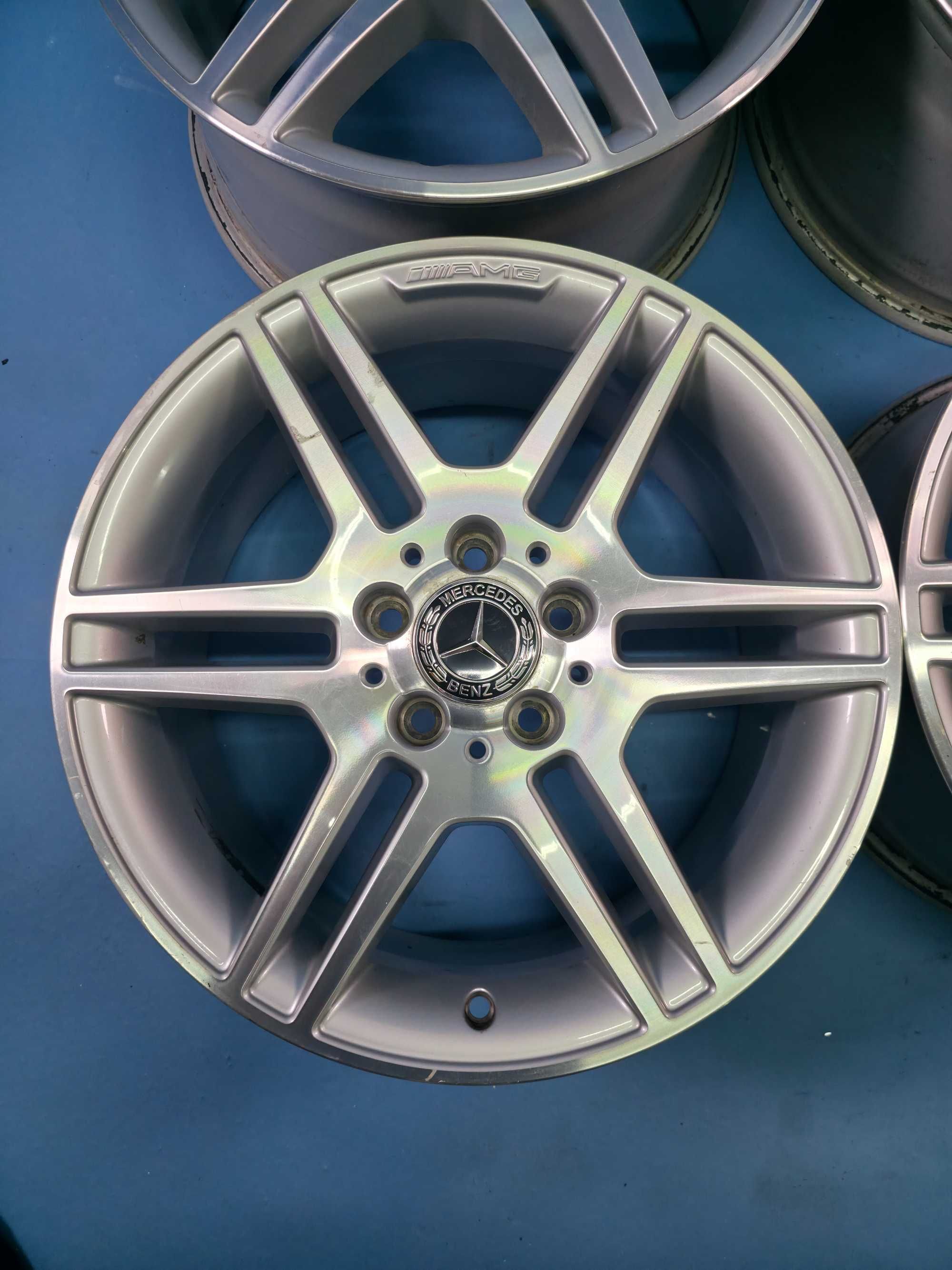 Jante Aliaj 5x112 17'' OEM Mercedes C-Class A-Class CLA - 2 Latimi AMG