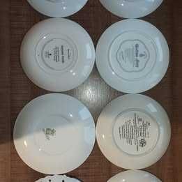 Set de 8 Farfurii de Colecție – Porțelan Englezesc Autentic