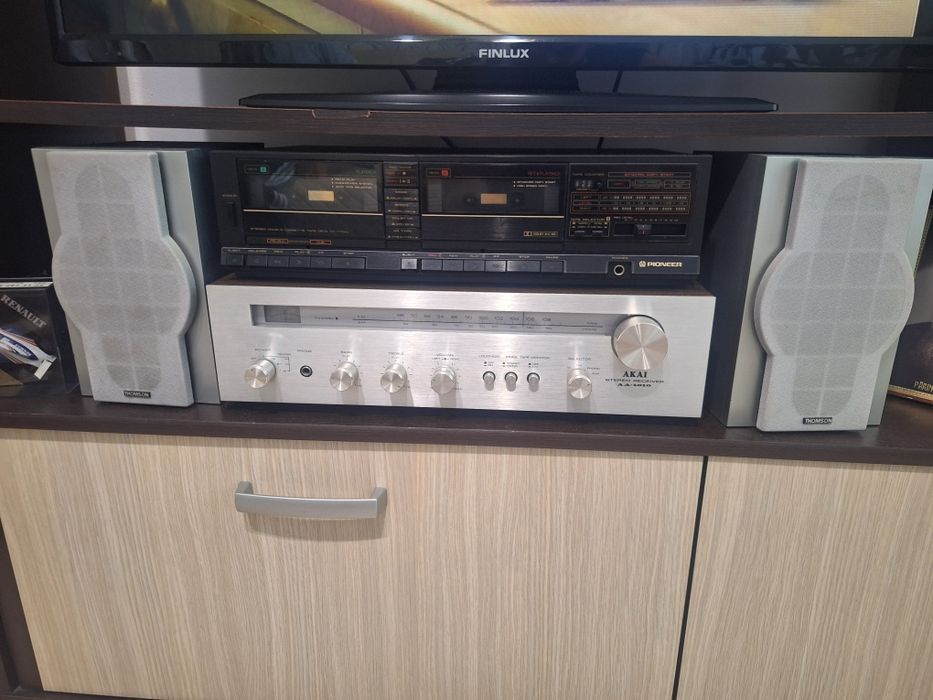 Statie Akai si dublu casetofon Pioneer