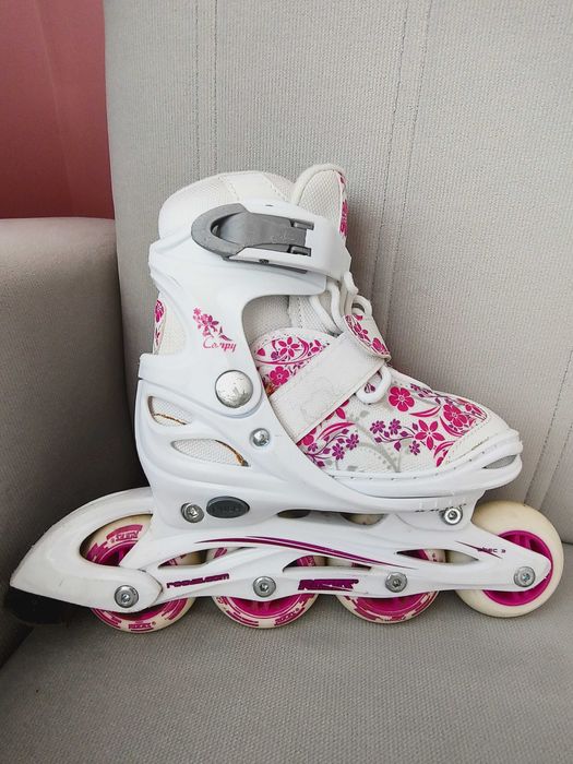 Детски Регулируеми ролери Roces Compy White (30-33) - Бял