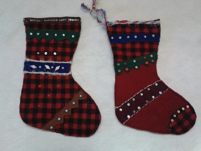 Коледни чорапчета ръчна изработка