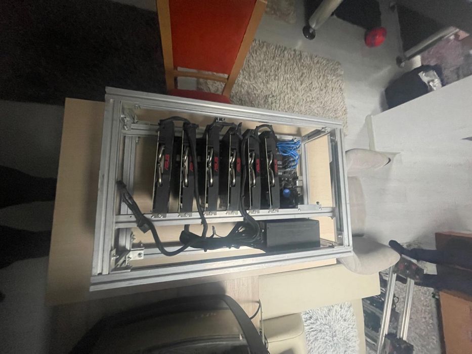 Mining rig 6 placi asus p106
