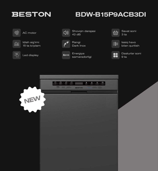 Посудомоечная машинка От Beston+ Доставкой