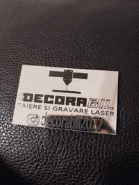 Plăcuțe gravate cu logo sau cu text  din metalex