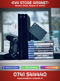 Consola SONY Playstation 4 Pro 4K 1TB + 2TB Seagate 44 Jocuri