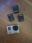 GoPro hero3+ 3 baterii si încărcător