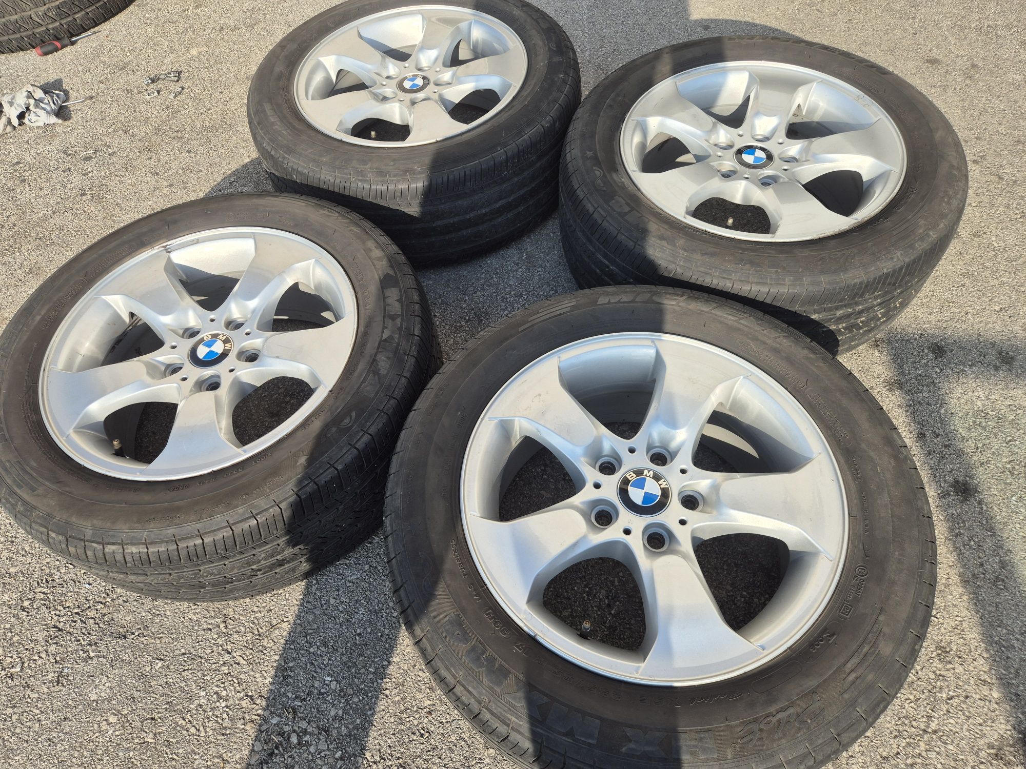 5х120/17 с гуми БМВ Х3 Е83 Х5 Е53 5x120/17 BMW X3 X5