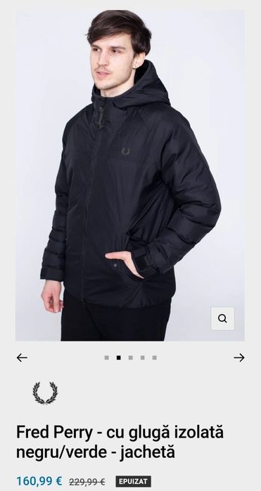 Jacheta barbati iarna Fred Perry S