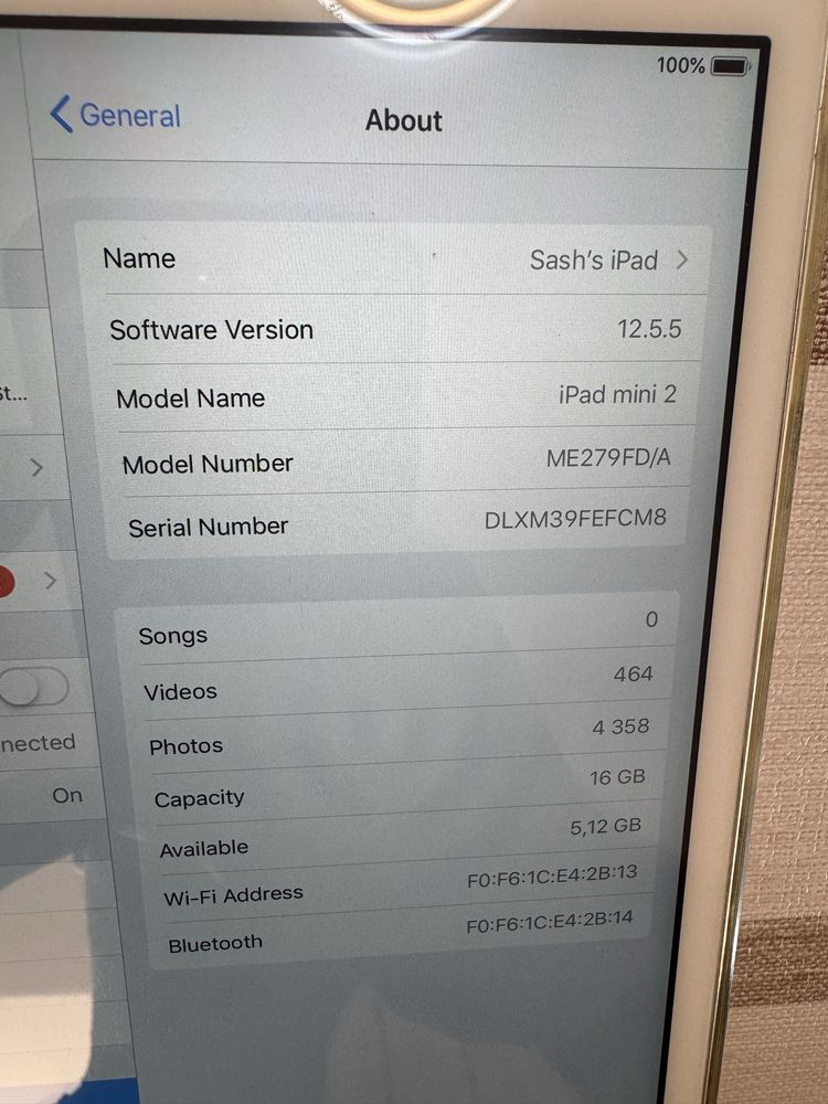 Apple Ipad mini 2