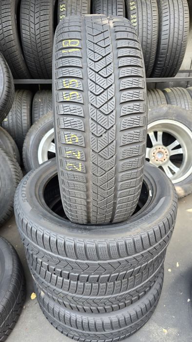 4 anvelope iarnă Pirelli 225/55/18 -6 mm