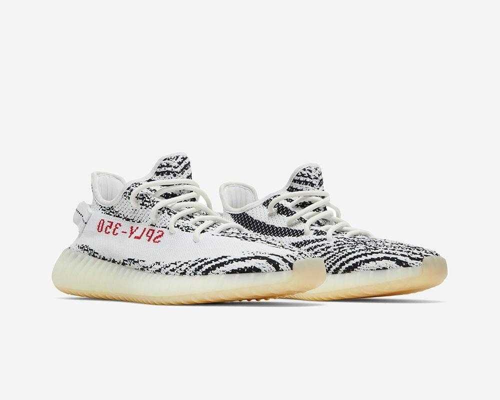 Yeezy BOOST 350 V2 White/Core Black/Red Sneakers Men