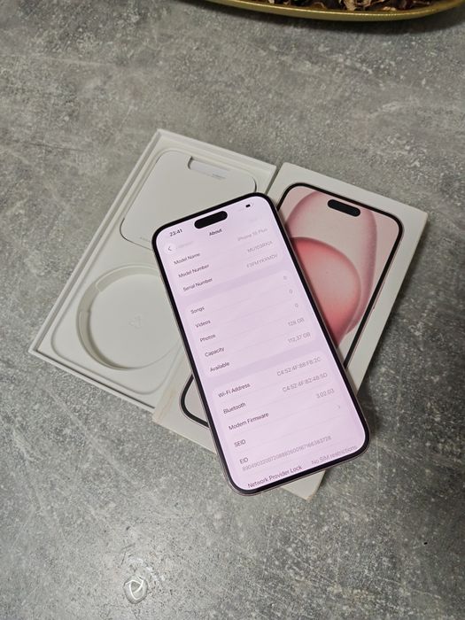 iPhone 15 Plus Rose Fullbox Stare foarte buna totul original
