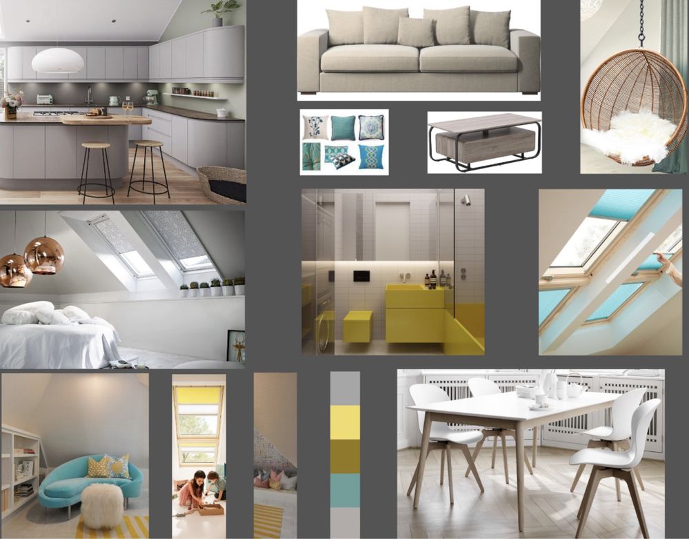 Design interior-moodboard