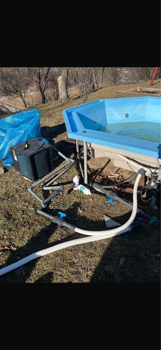 Vand ciubar fibra cu incalzire electrica si pompa recirculare