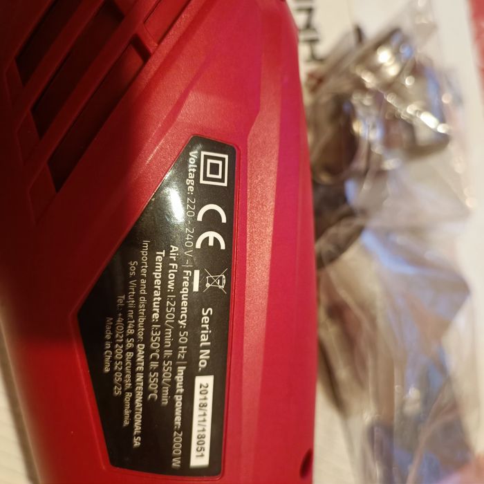 Suflantă , pistol cu aer cald , nou