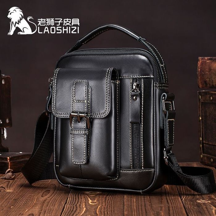 Мужская сумка из 100% натуральной кожи бычьей мужской барсетка